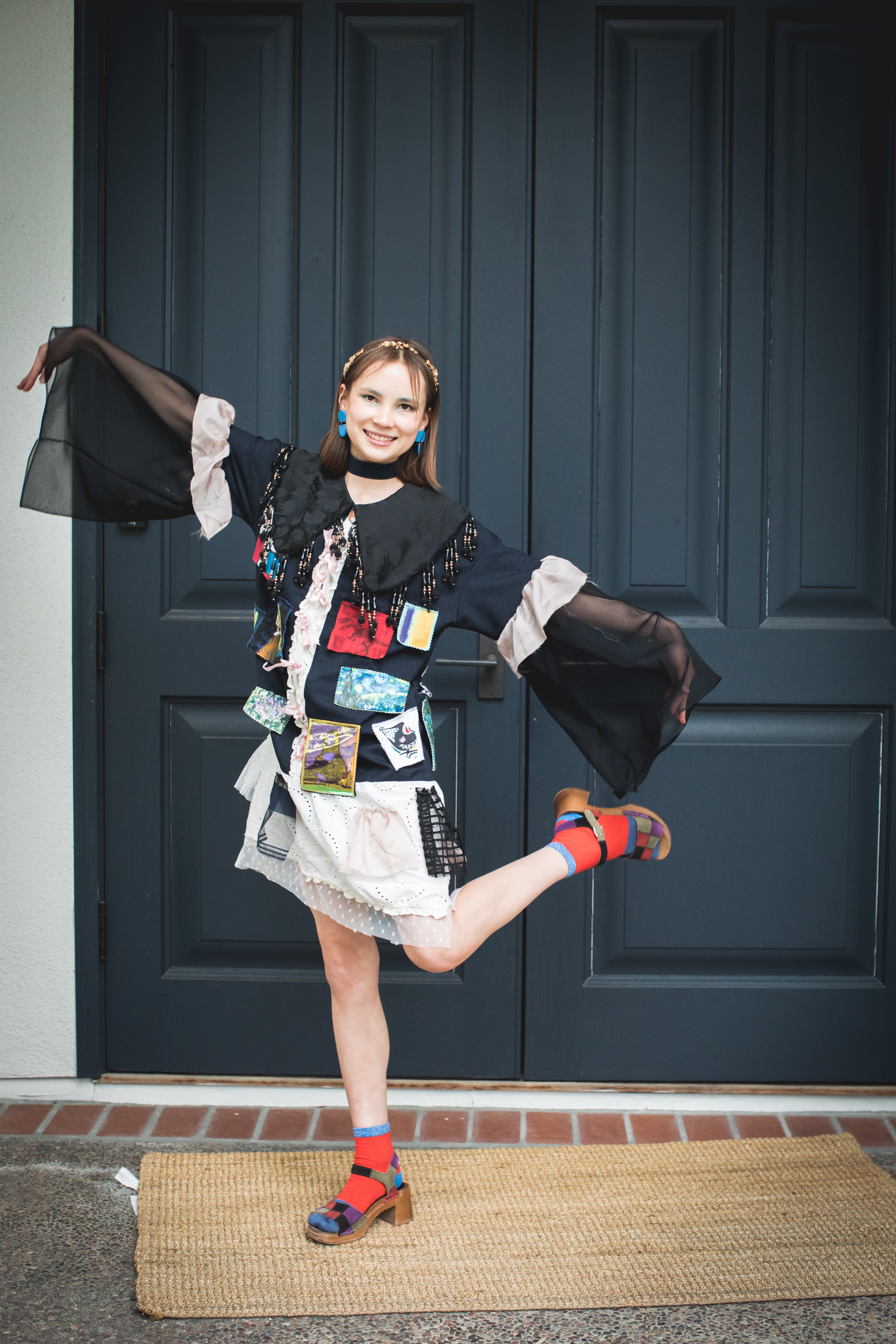 Lotta is president and founder of the High School Fashion Club